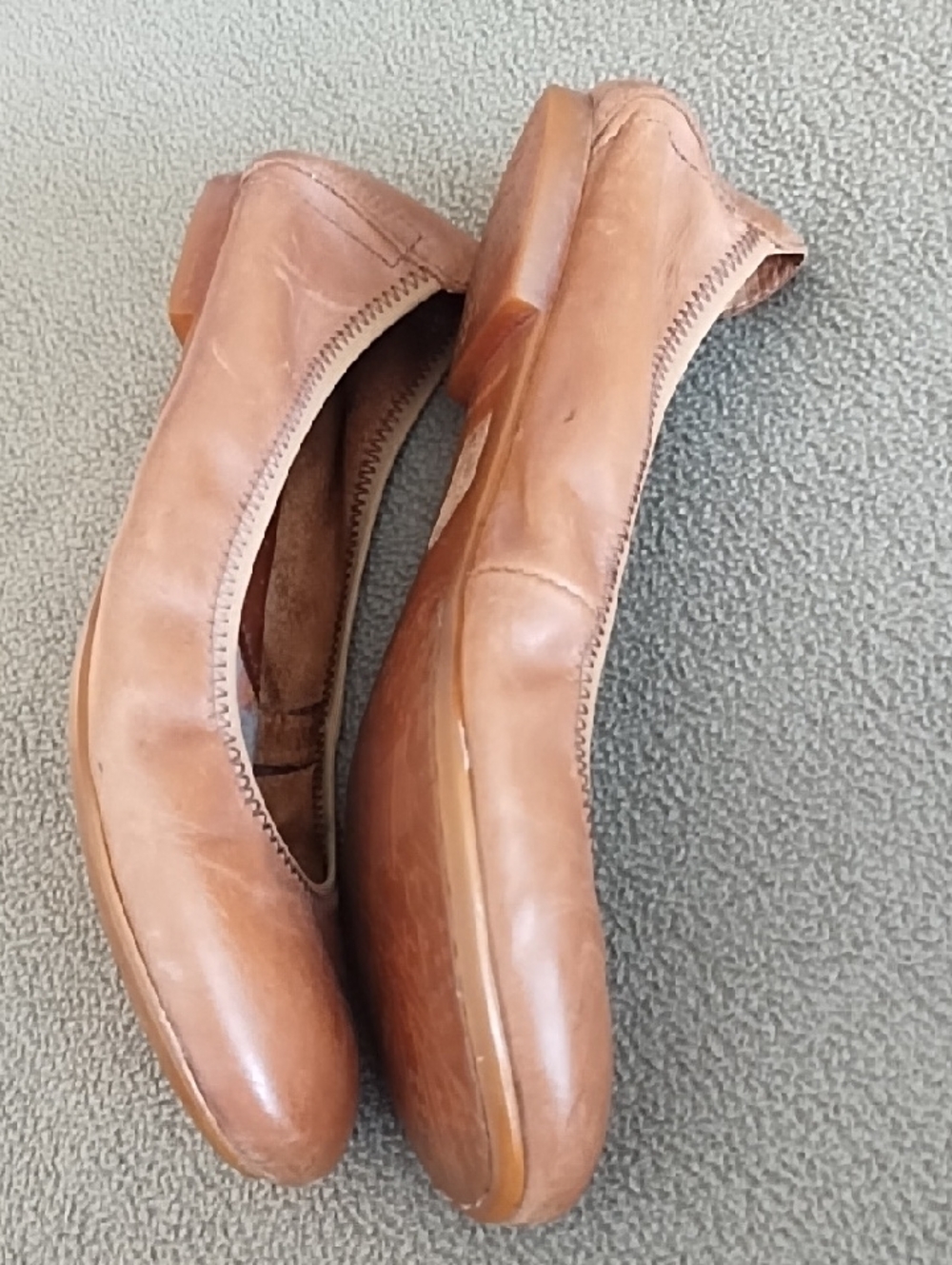 Born Julianne Ballet Flats Women's Size 8.5 Medium Leather Comfort Mid Brown - Picture 5 of 7